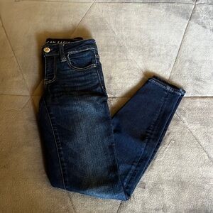 AE Dark Denim Next Level Stretch Skinny Jean